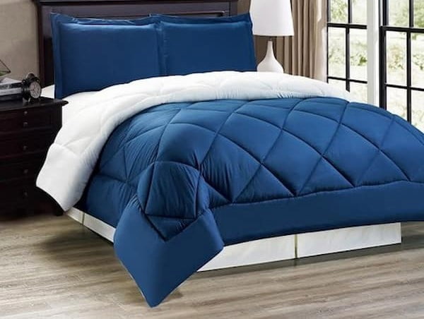 تصویر 4 از رو تختی آبی دو نفره پنبه‌ ای ضد حساسیت